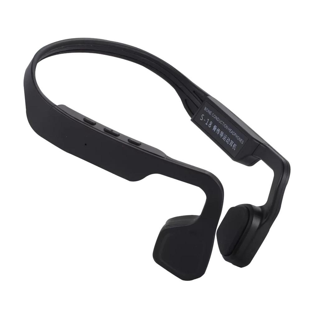 Headset Sport Wireless Open Headphones Black