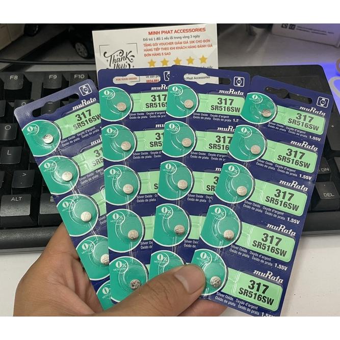 Pin Murata Nhật Bản 317 dành cho đồng hồ đeo tay 1.55