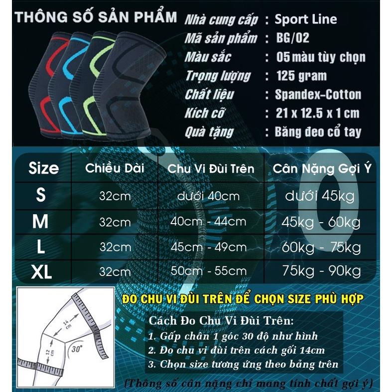 Bó gối thể thao, băng đầu gối thủ môn, tập gym dày dặn co giãn 4 chiều, dây quấn trợ lực chắc chắn