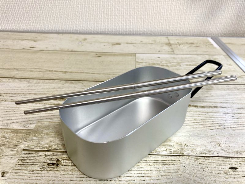 Đũa Inox dài 23cm thân đũa có thể chia đôi Nội địa Nhật Bản