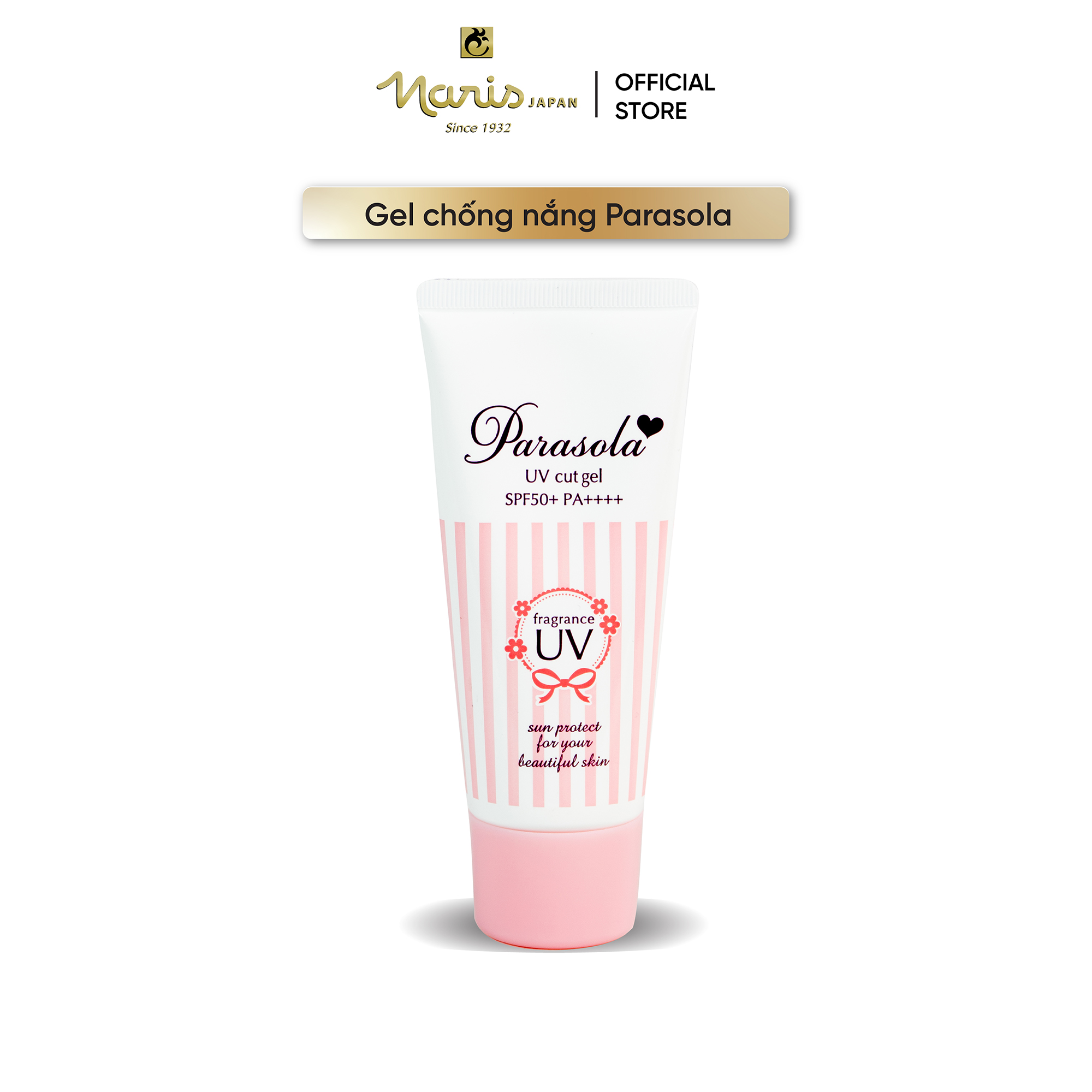 Gel chống nắng Nhật Bản cao cấp Naris Parasola UV Cut Gel SPF50+ PA++++ – Hàng chính hãng