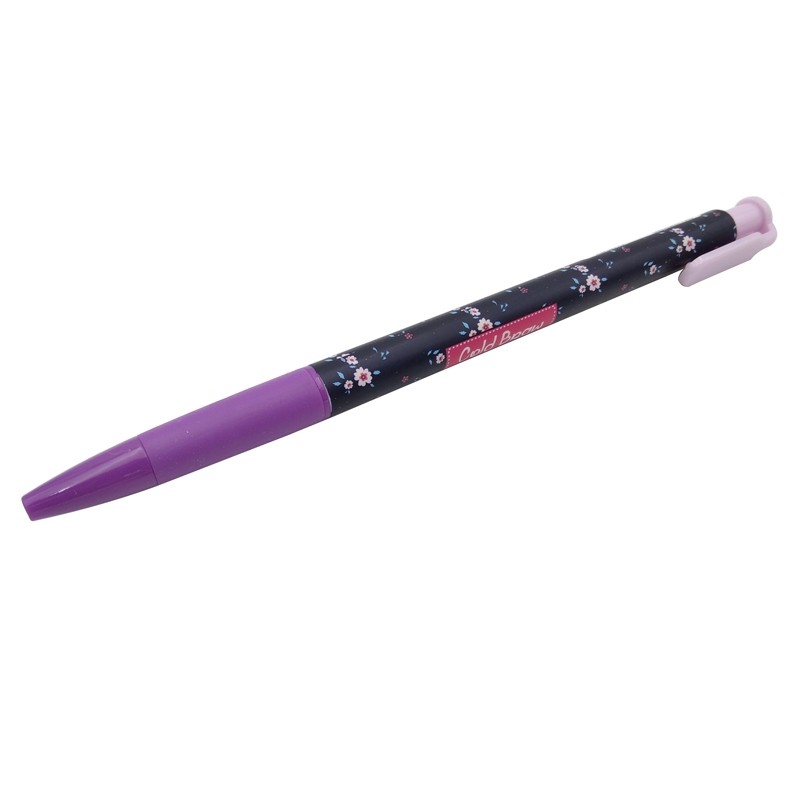 Bút Bi Bấm M&G 0.7mm ABP82775 - Mực Xanh - Màu Tím