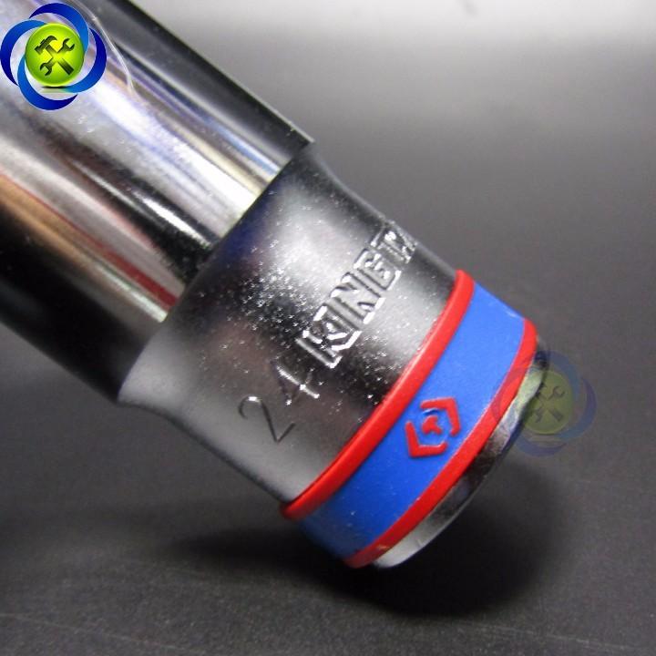 Tuýp 24mm 1/2 Kingtony 423524M loại dài 6 cạnh màu trắng
