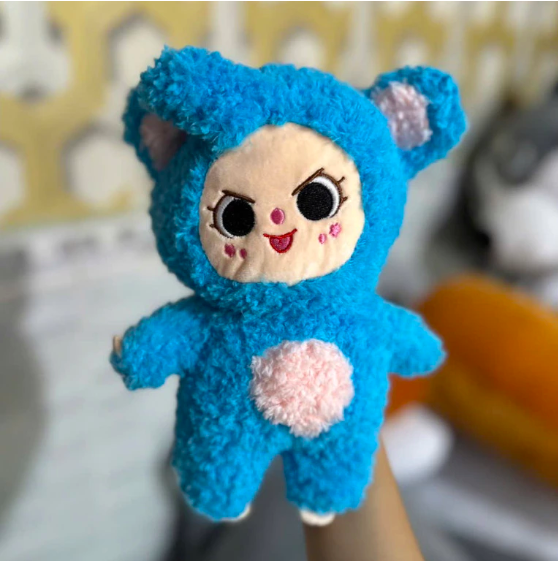 Thú nhồi bông Babythree cosplay thỏ, voi, hổ - Size 25cm - Quà tặng gấu bông baby three êm mịn cho bé