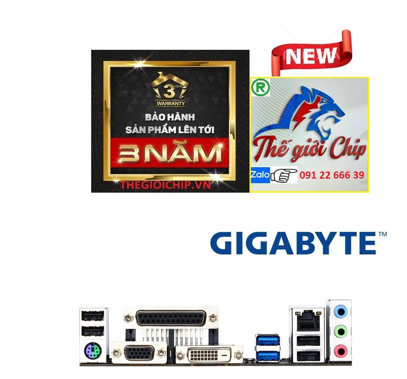 Bo Mạch Chủ (Mainboard) Gigabyte B85M-D3V-A - Hàng Chính Hãng