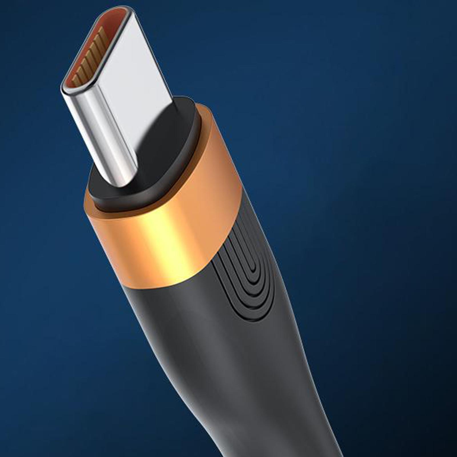 USB Type C Cable, 100W Syncing Cord, TPE Cord Type C to Type C Data Cable for Phones Laptop