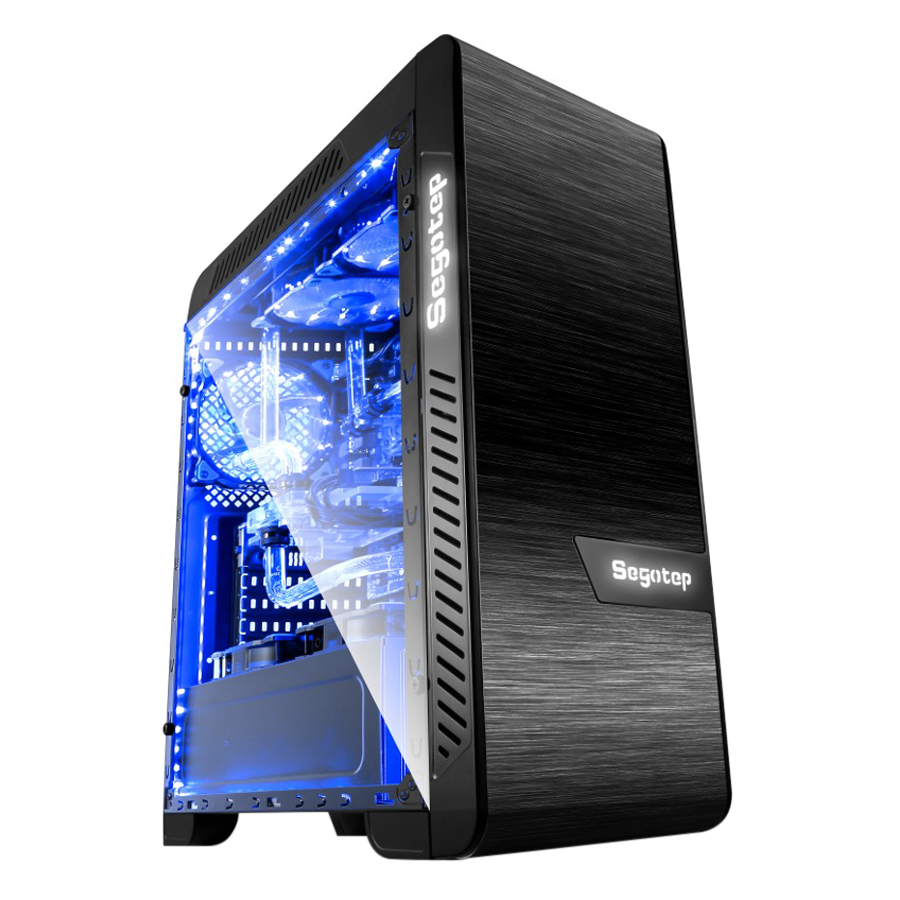 Case Máy Tính Segotep EOS BLACK E-ATX - Hàng Chính Hãng