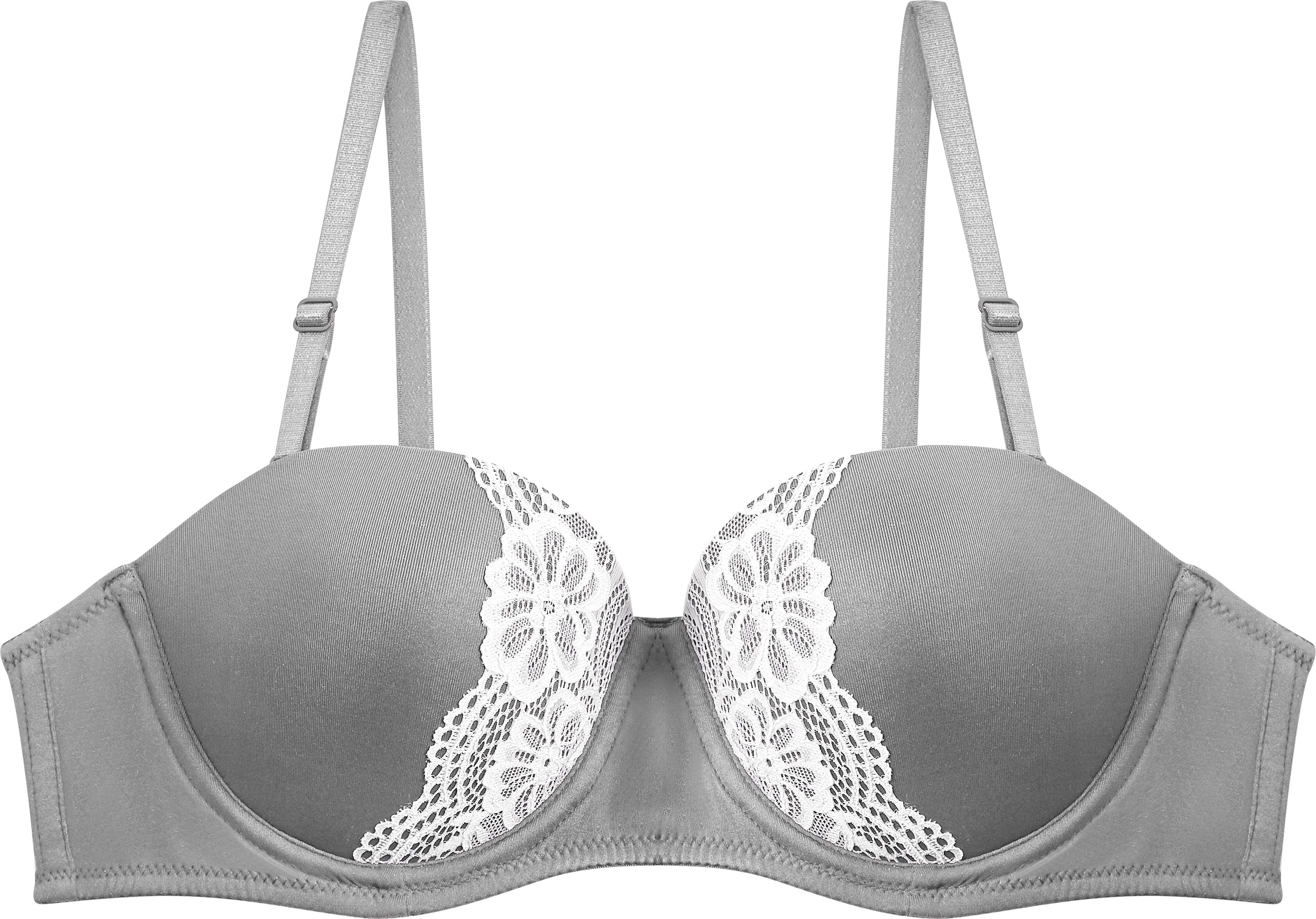 Áo Ngực Cúp Ngang Phối Viền Ren Miley Lingerie BRM11202