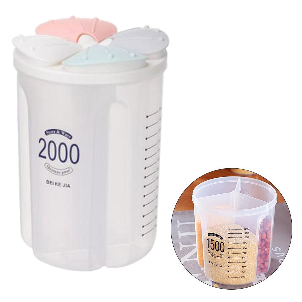 Kitchen Plastic Transparent Household Food Storage Containers Tank for Nut