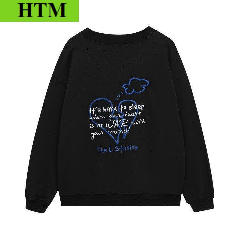 Áo Cardigan Nam Nữ Đều Mặc Được In LoGo Trái tim Bao Đẹp Chất Liệu Bao Tốt Mềm Mại Hàng Bao Chất Lượng CuTe Hot Trend HTM FASHION