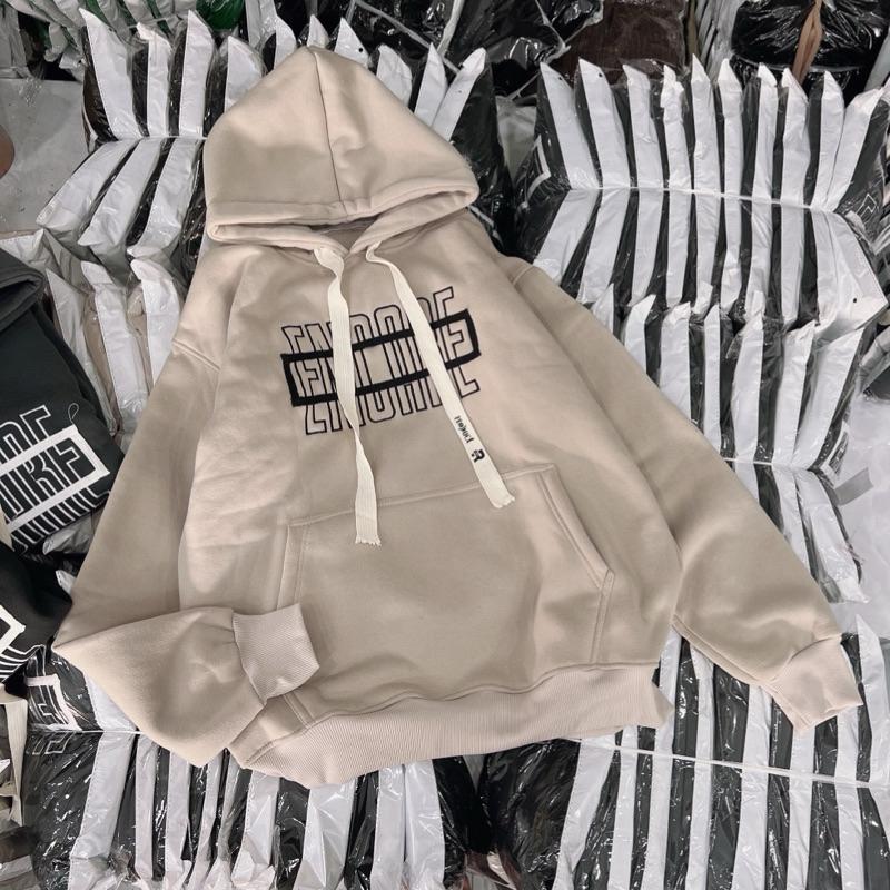 [LZ] Áo khoát nỉ hoodie ENCARE bao đẹp cực chuẩn-A2180 - Đen
