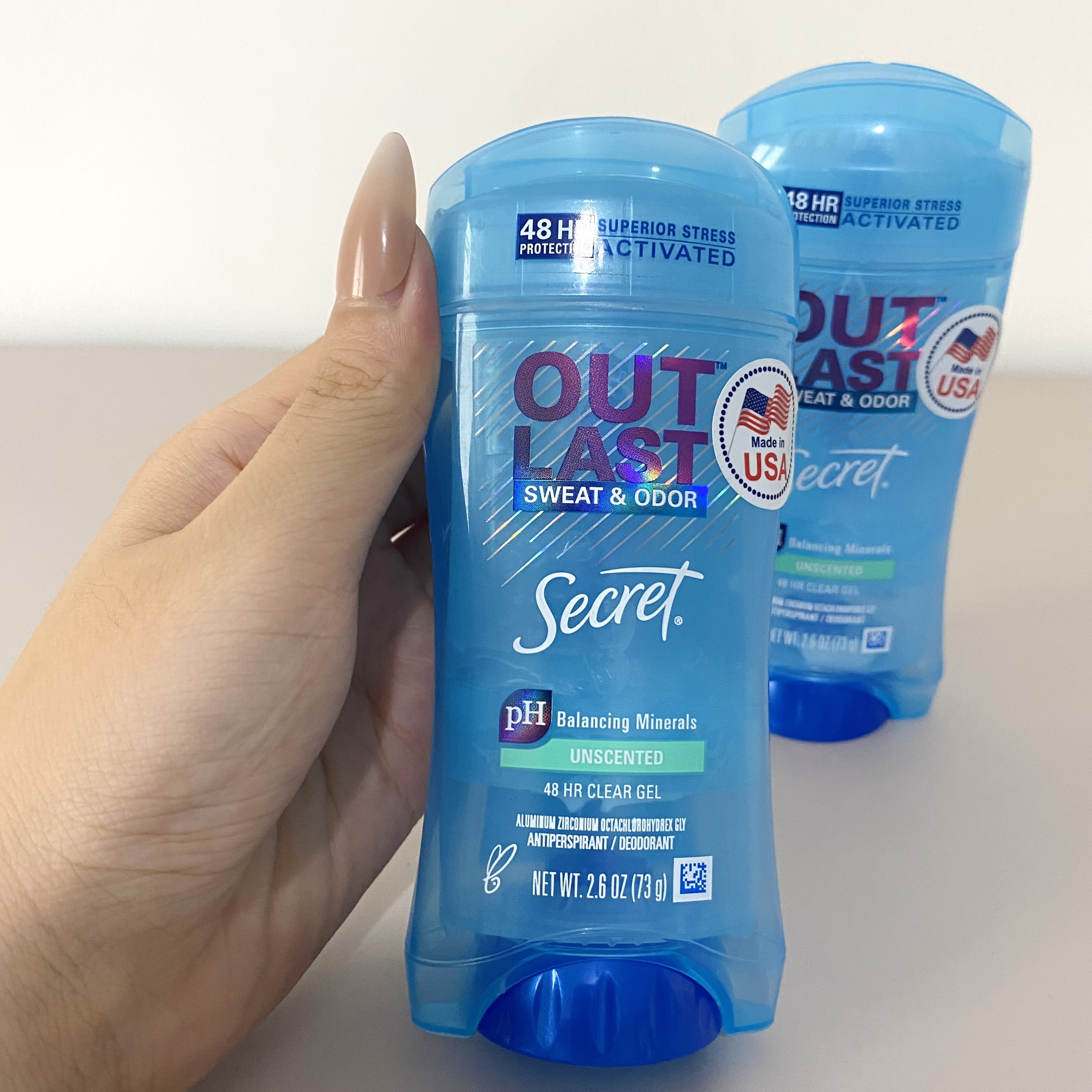 Lăn Khử Mùi Nữ Secret Unscented 48HR 73g Nhập Mỹ