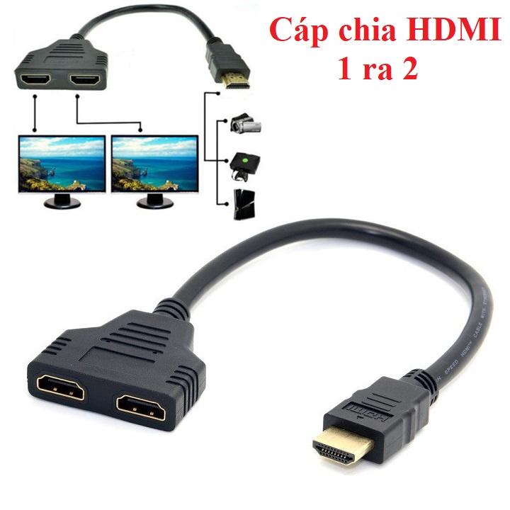 Cáp Chia Tín Hiệu HDMI 1 Ra 2 Đầu