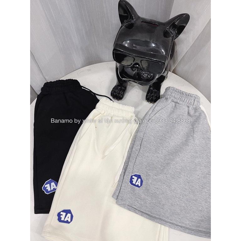 Quần đùi nữ FA cạp chun dây rút quần short nữ 3 màu chất nỉ da cá đẹp thời trang short FA 698
