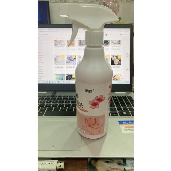 Xịt tẩy rửa nhà vệ sinh hương hoa anh đào dạng bọt nội địa trung hot hot