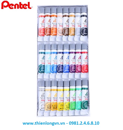 Hộp 24 Màu nước Pentel WFRS-24