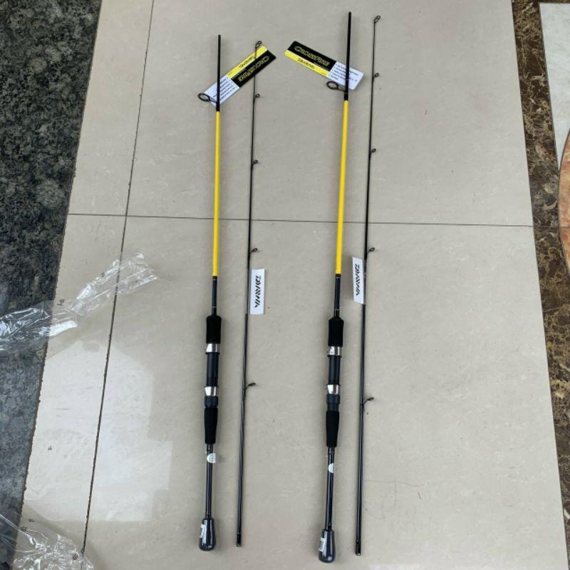 bộ cần lure đứng daiwa crossfire + máy daiwa 2bcs