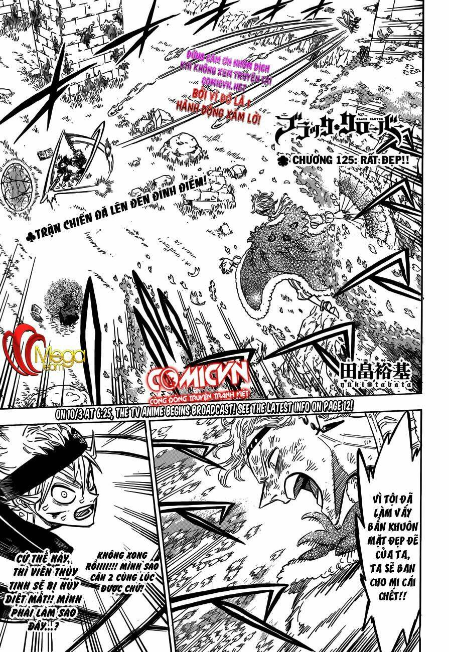 black clover - pháp sư không phép thuật chapter 125 1