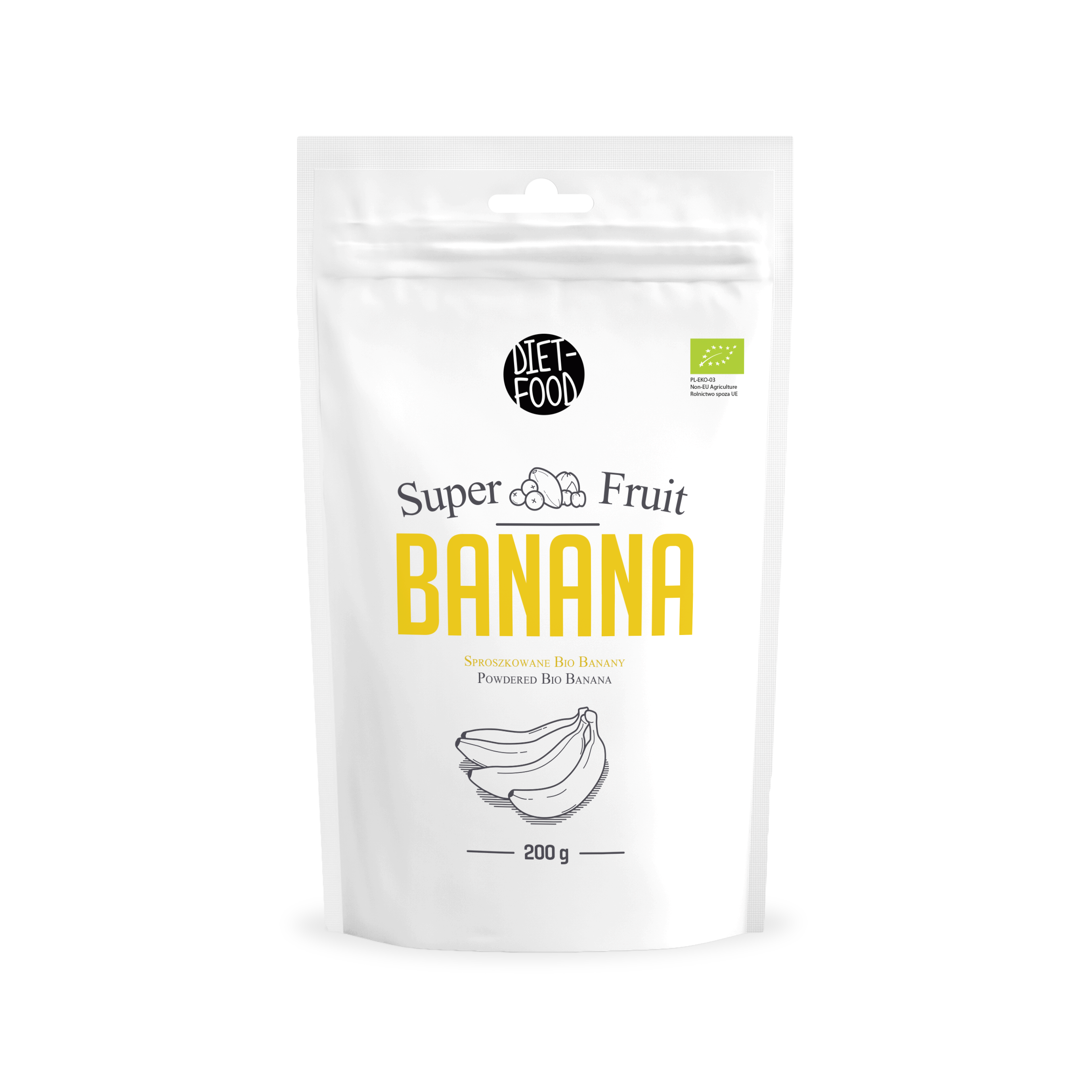 Bột Quả chuối hữu cơ 200g Diet Food Organic Banana Powder