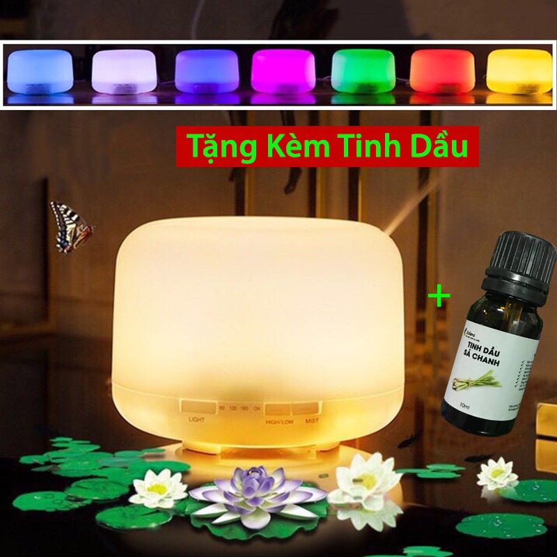 Máy Phun Sương Khuếch Tán Tinh Dầu Tích Hợp Đèn Led