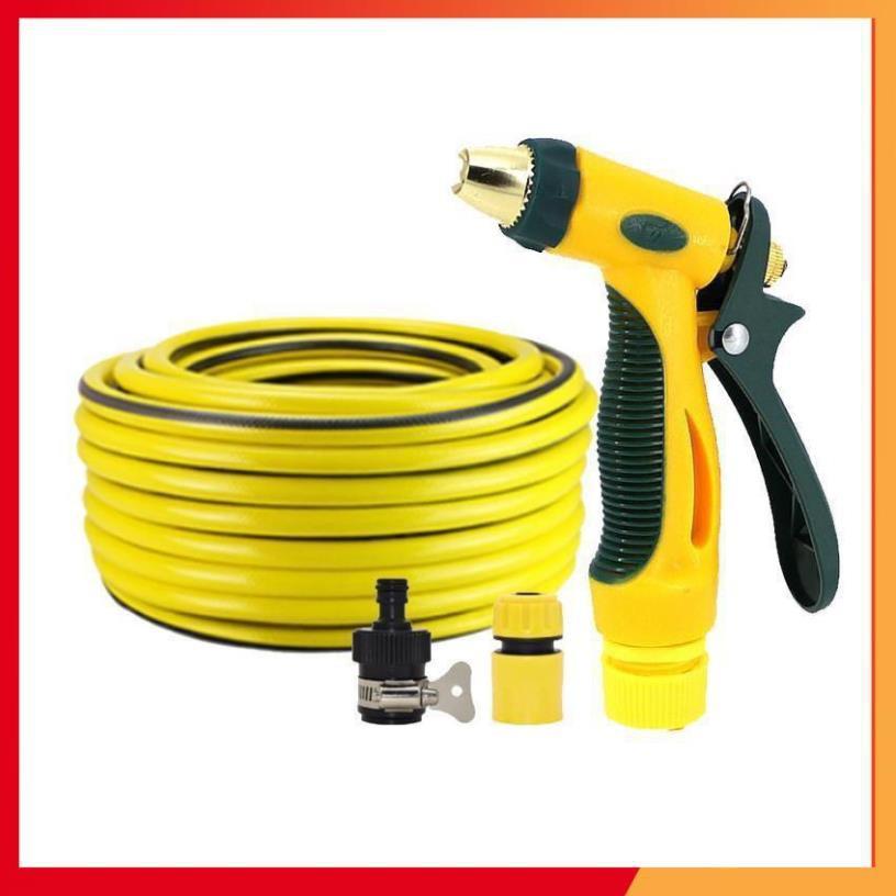 Bộ dây vòi xịt nước rửa xe,tưới cây tăng áp 3 lần 7-10m 206317