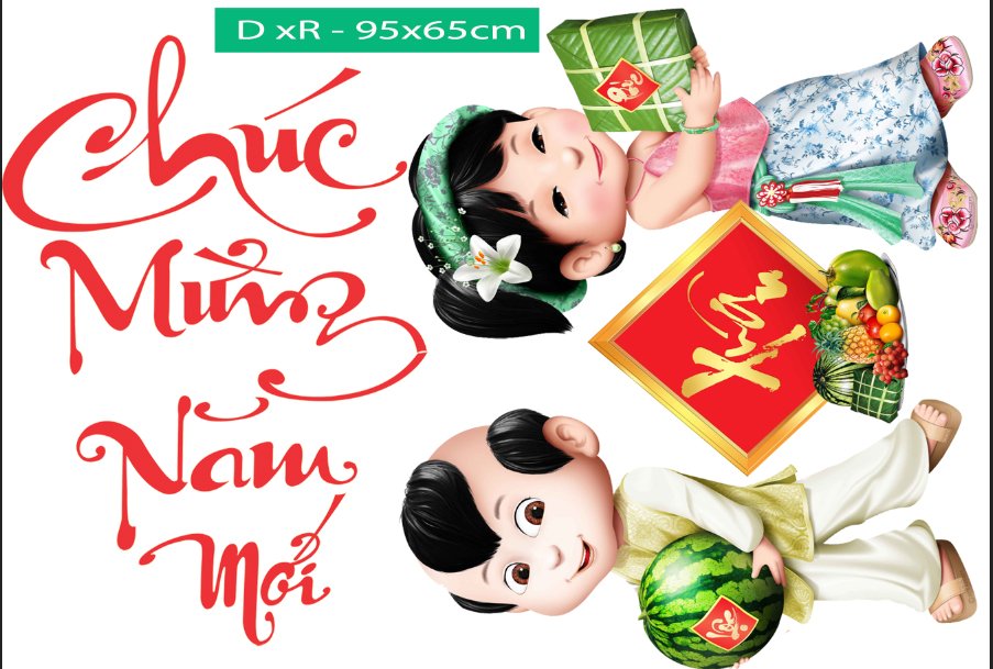 TRANH DÁN KíNH - DECAL DÁN KÍNH TRANG TRÍ TẾT - DECAL DÁN KÍNH TÍCH SẴN KEO,DỄ DÁN,SẮC NÉT,KHÔNG VIỀN TRĂNG PK637 KHÔNG BAY MÀU