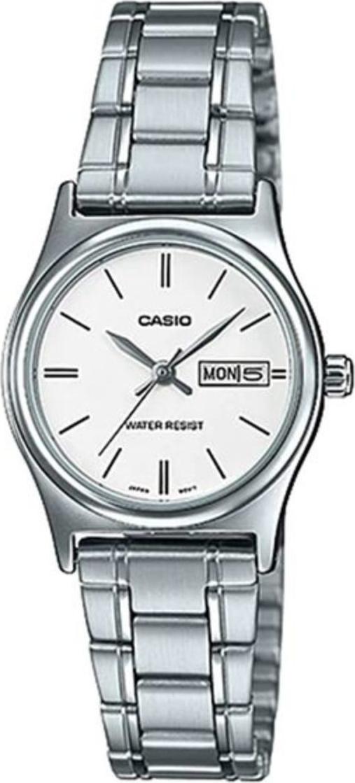 Đồng Hồ Casio Nữ LTP-V006D-7B2UDF Dây Kim Loại - Mặt Màu Trắng - Chống Nước