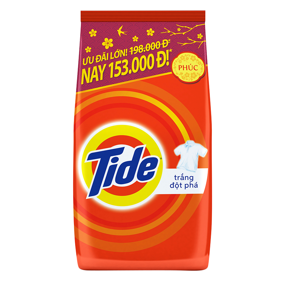 Bột Giặt Tide Trắng Đột Phá 5.5Kg (Tết Edition)