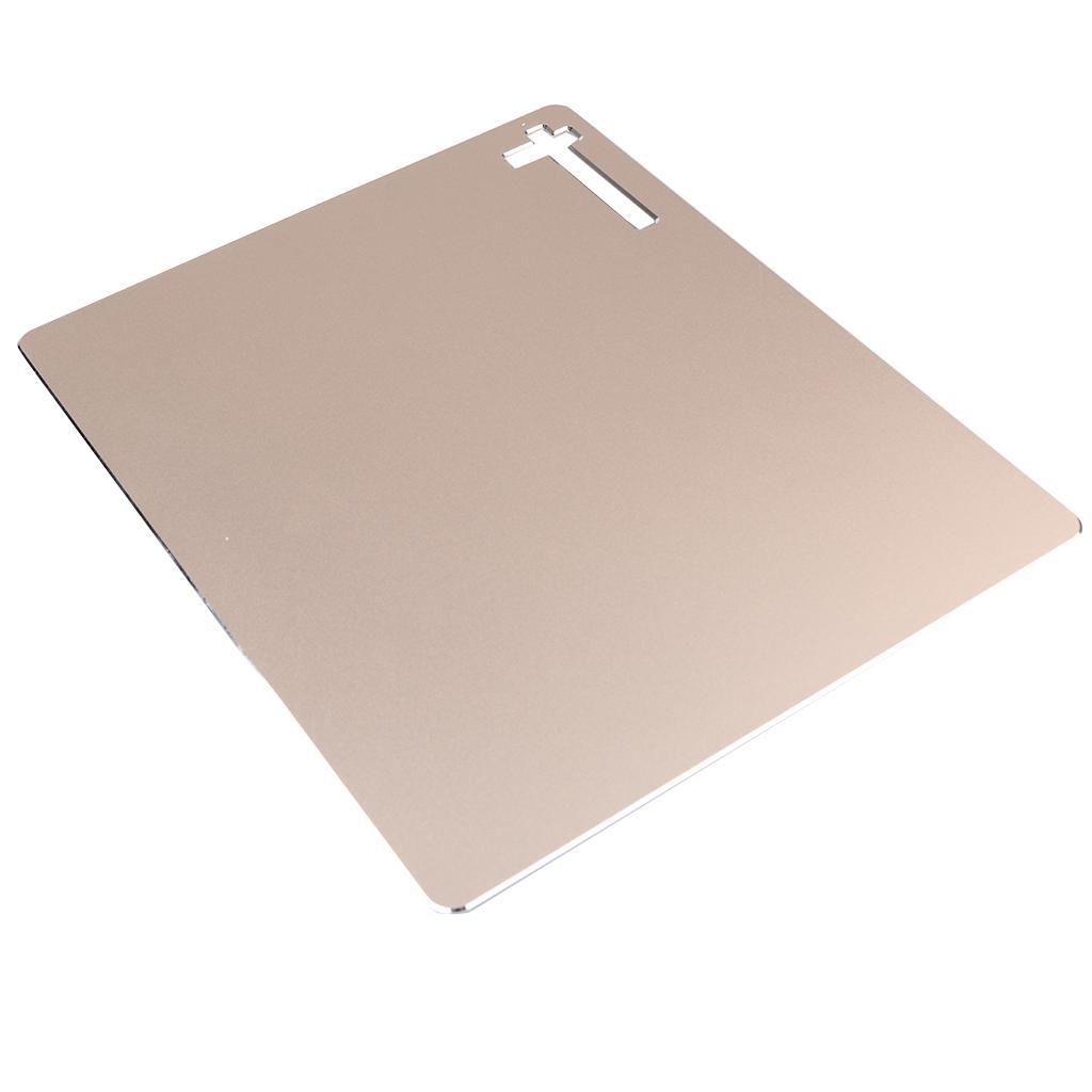 Aluminum Alloy Mousepad Office Game Metal Smooth Mouse Wrist Pad