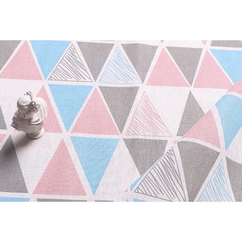 Vải Canvas Vải Bố Làm Túi Vải, Khăn Trải Bàn, Decor Không Gian Nhà, May Rèm Cửa Sổ Họa Tiết Hình Học
