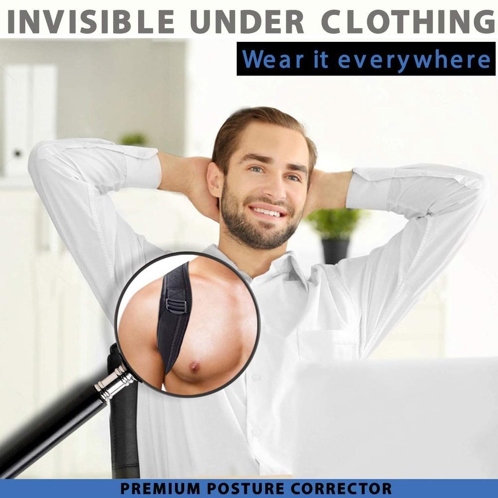Áo chống gù lưng cho nam nữ, đai đeo khắc phục lưng tôm cải thiện vóc dáng mi01 - Chính hãng miDoctor