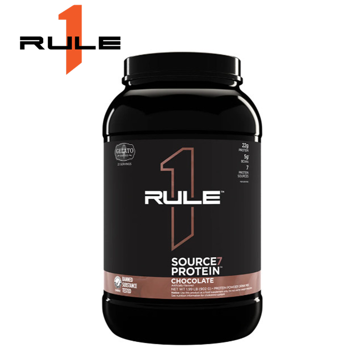 Whey từ 7 loại protein Rule 1 Source 7 Protein 1.9lb tặng Rule 1 Shaker