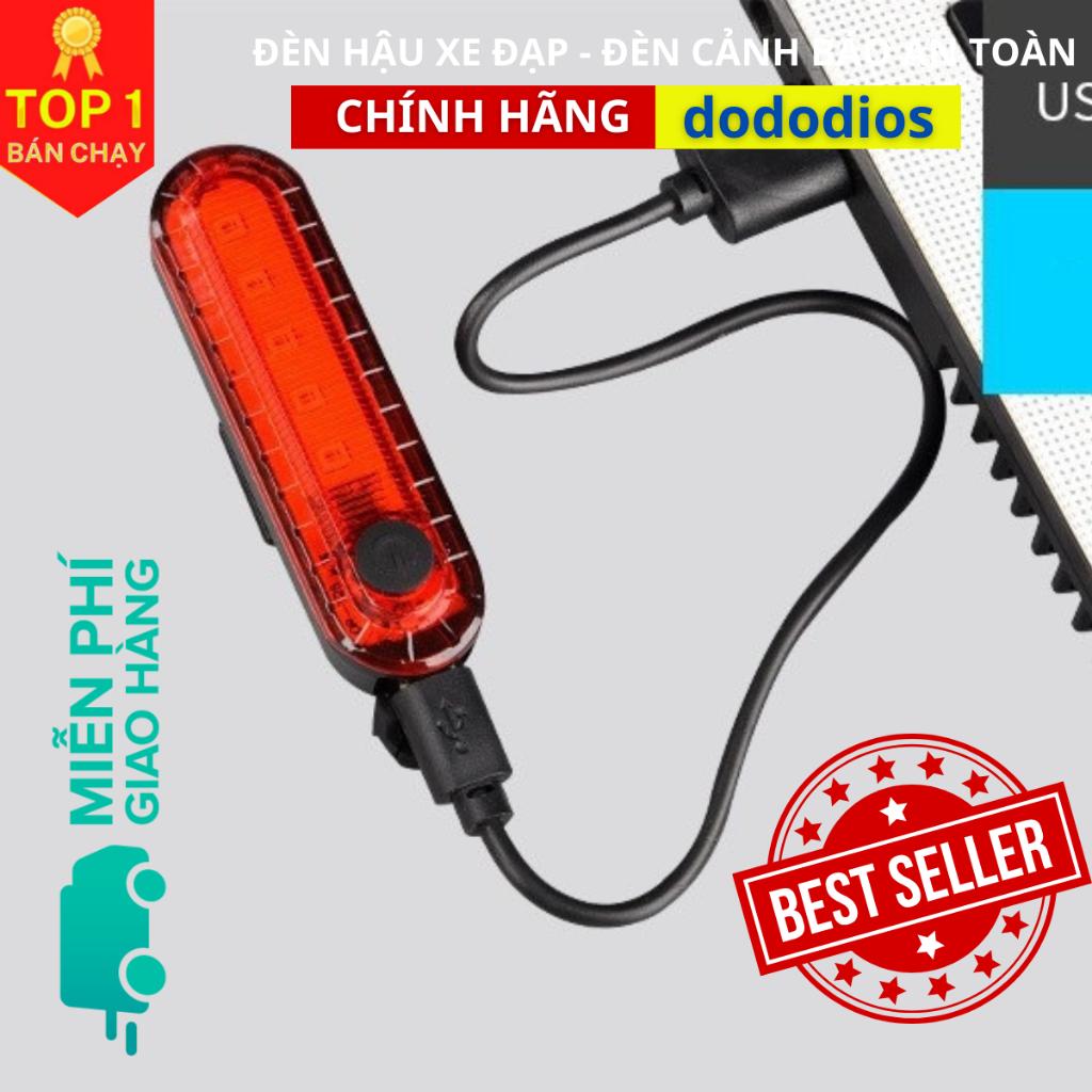 Hình ảnh Đèn xe đạp hậu LED thể thao siêu sáng DH01 7 Chế độ sáng - Chính hãng dododios