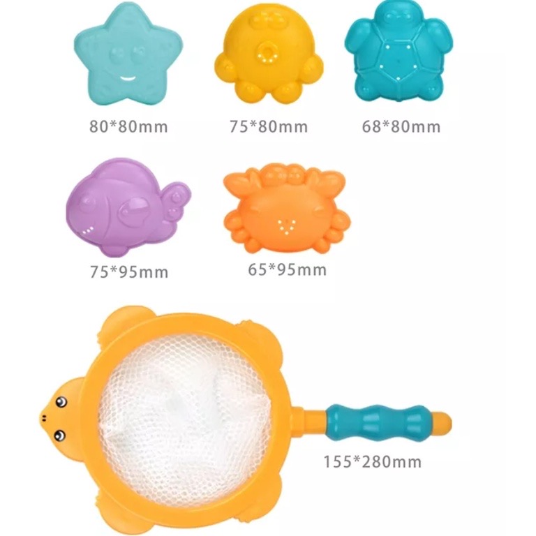 Đồ Chơi Sơ Sinh - Đồ Chơi Nhà Tắm HUANGER (nhiều mẫu) Water Toy Cho Bé Từ 12 Tháng Tuổi