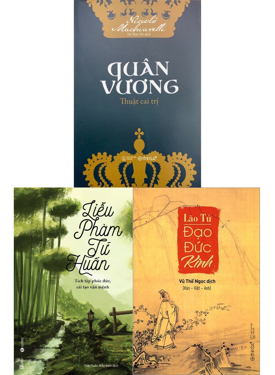 Combo Quân Vương - Thuật Cai Trị + Liễu Phàm Tứ Huấn + Lão Tử Đạo Đức Kinh _AL