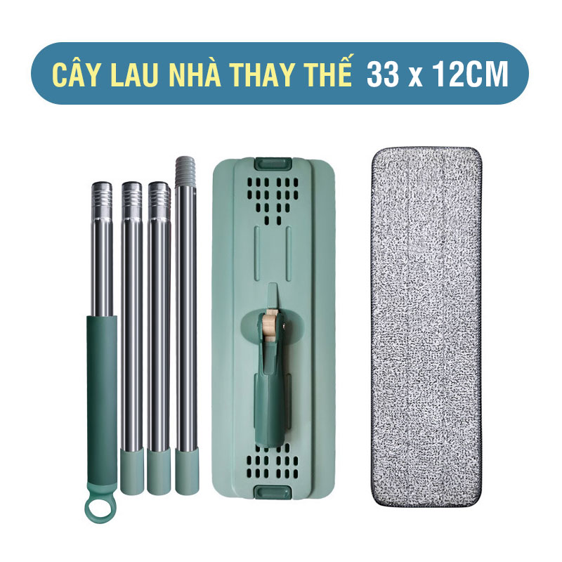 Cây Lau Nhà Thay Thế Cho Bộ Lau Nhà KITIMOP C6 PLUS-PRO (Không Bao Gồm Thùng Vắt)