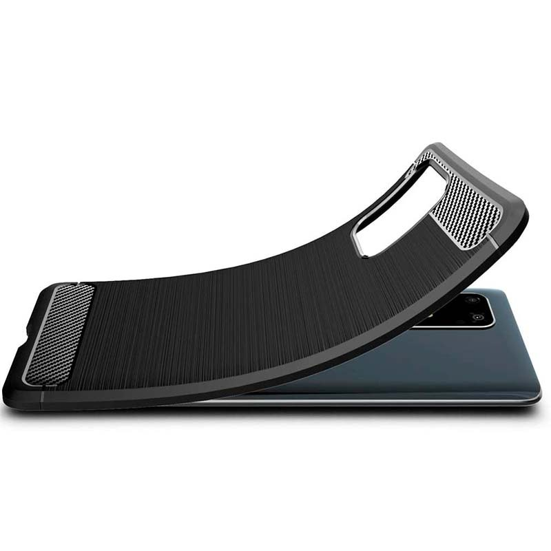 Ốp lưng chống sốc cho Samsung Galaxy S10 Lite hiệu Likgus vân kim loại , chống sốc chuẩn quân đội, chống va đập - hàng nhập khẩu