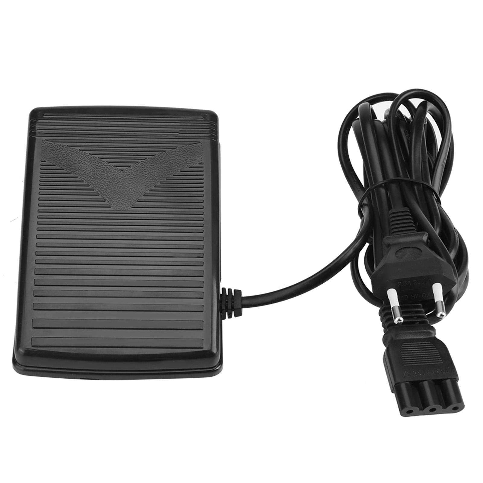 Bàn đạp điều khiển chân máy may Phích cắm 200-240V EU được làm bằng nhựa cao cấp, ổn định về hiệu suất và độ bền cao