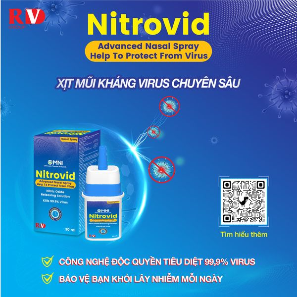 Dung Dịch Xịt Mũi Nitrovid 30ml - RV Group