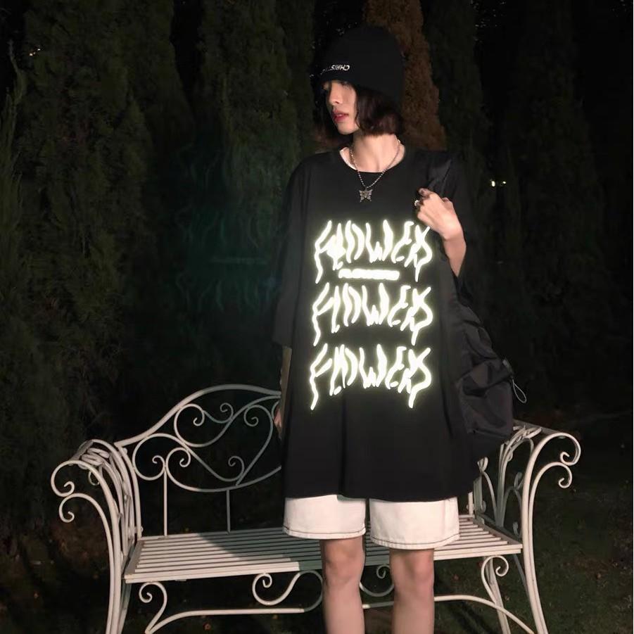 ÁO THUN PHẢN QUANG FLOWERS UNISEX OVERSIZED