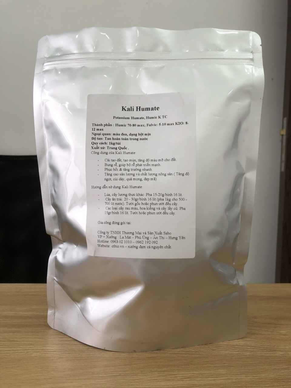 Combo 5 lít đạm cá CTBIO + 1kg humic kích rễ cải tạo đất