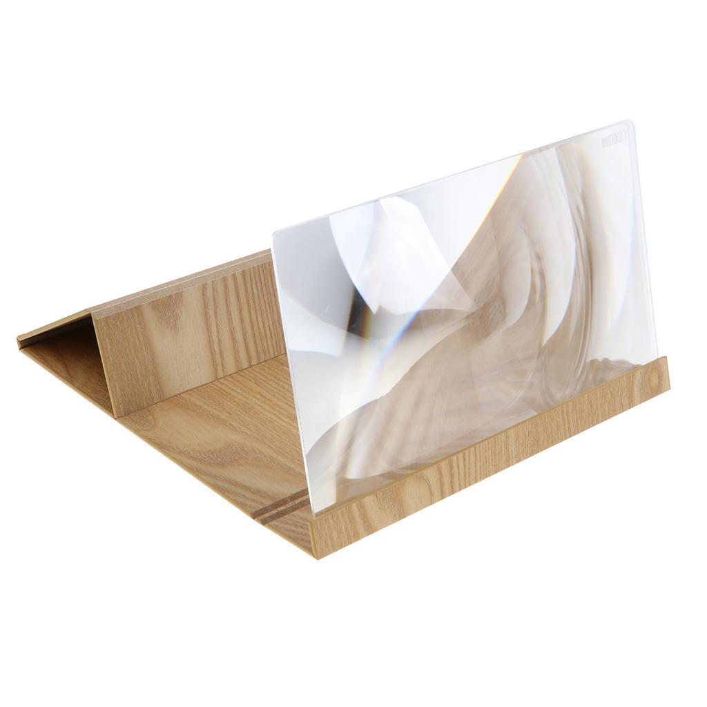 Phone Screen Magnifier 3D Video Screen Amplifier Expander Bracket Black