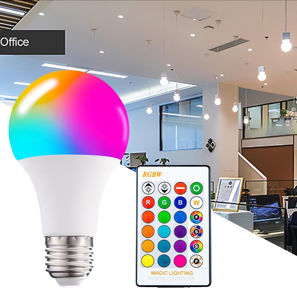 E26 E27 RGB LED Bulb 16 Color Change  for Home Party
