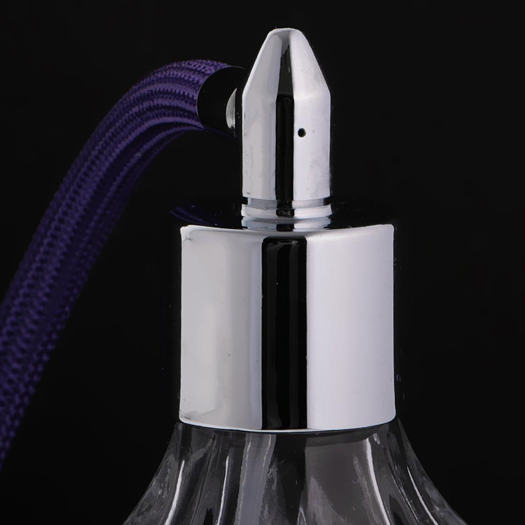 Clear Glass Empty Perfume Bottle Long Spray Atomizer Refillable 100ml