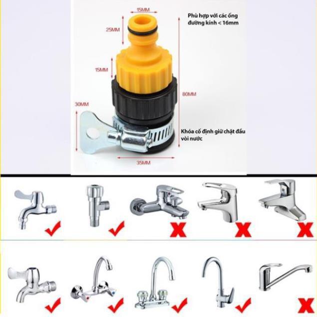 Vòi tưới cây rửa xe️Evoucher️ Vòi xịt nước tăng áp thông minh rửa xe, tưới cây có đầu xoay tiện lợi M319622162236224