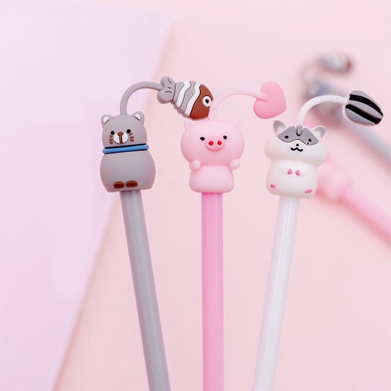 Bút Bi Mực Đen Kiểu Dáng Dễ Thương Xinh Xắn