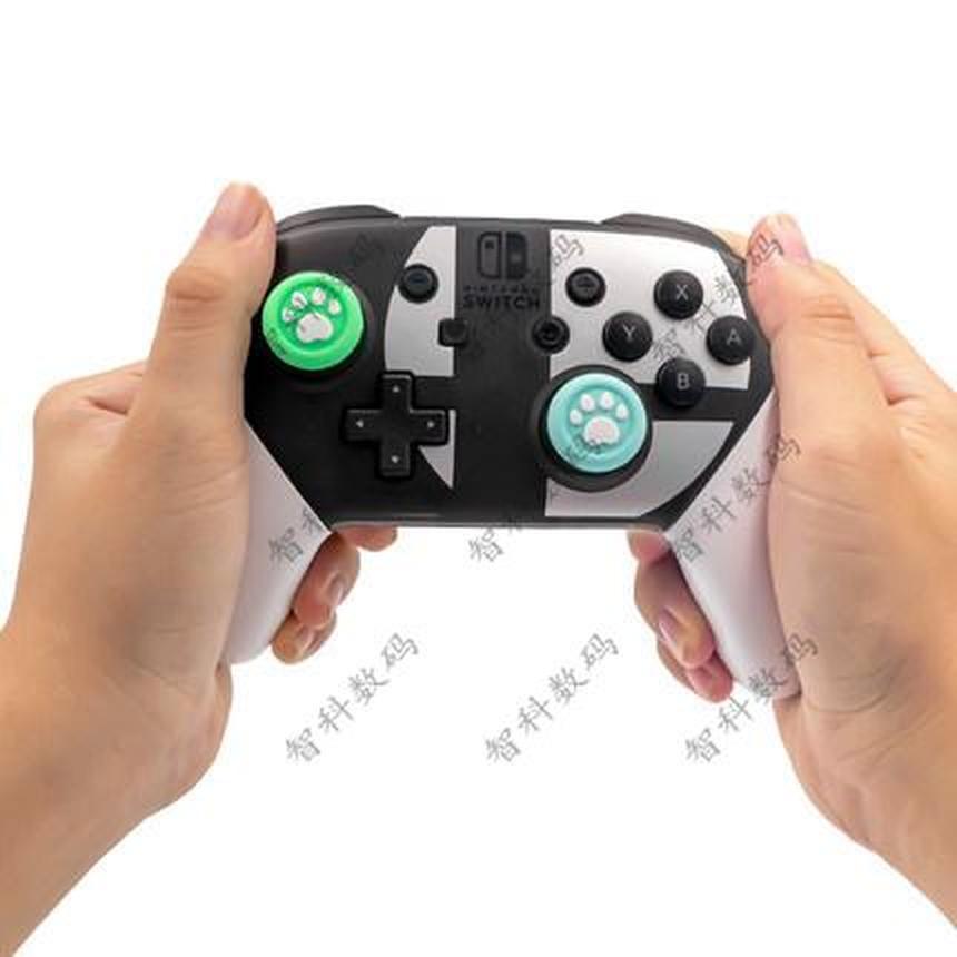 Nắp Đậy Nút Điều Khiển Chơi Game PS4 PRO Hình Bàn Chân Mèo Dễ Thương