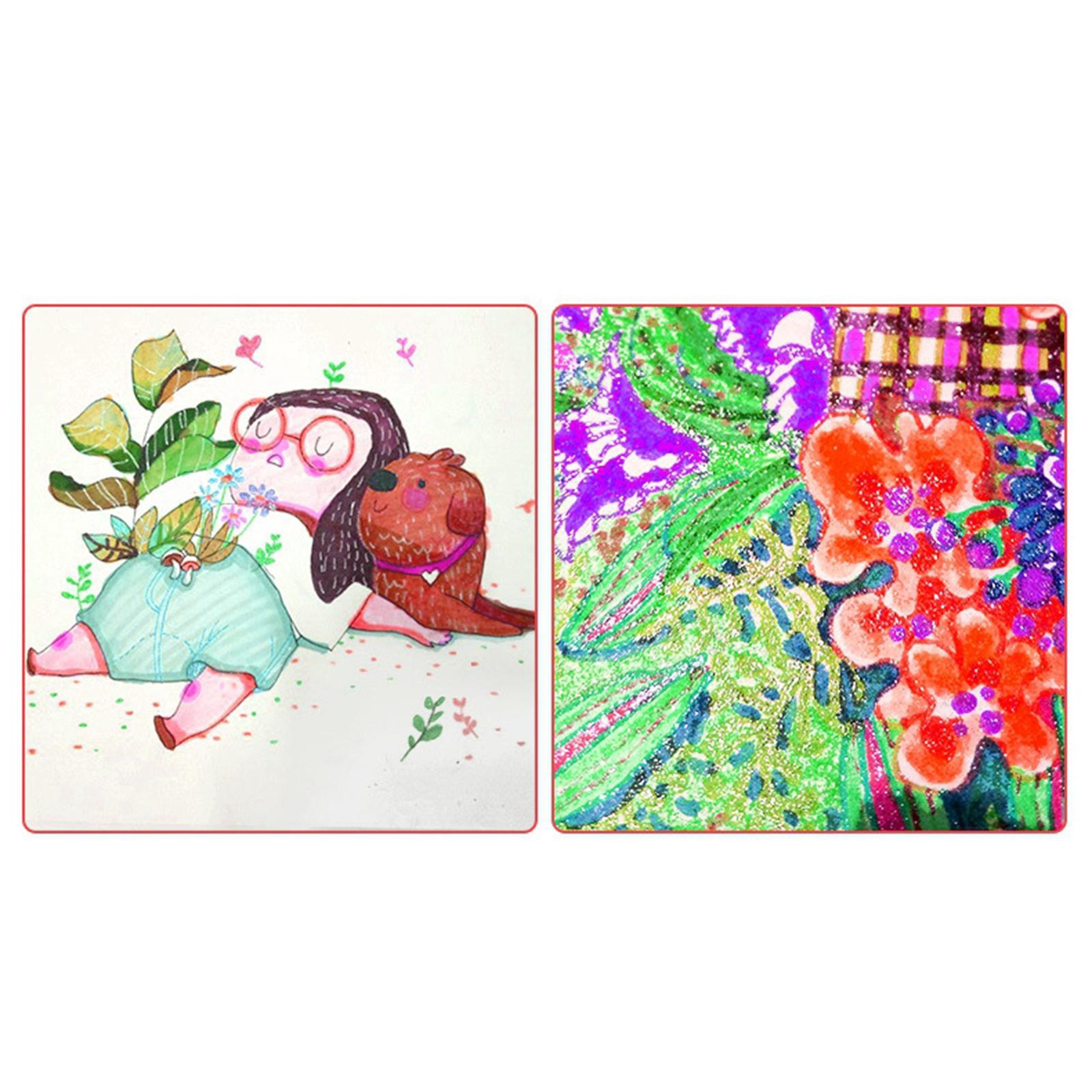 Neon Gel Pen Refill Glitter Pen for Coloring Drawing Craft Marker;