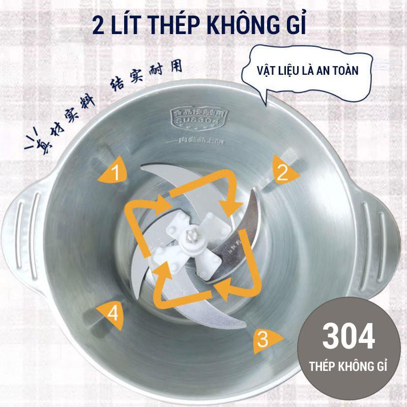 Cối Xay Thịt, Cối Xay Đa Năng Inox 304 Cao Cấp