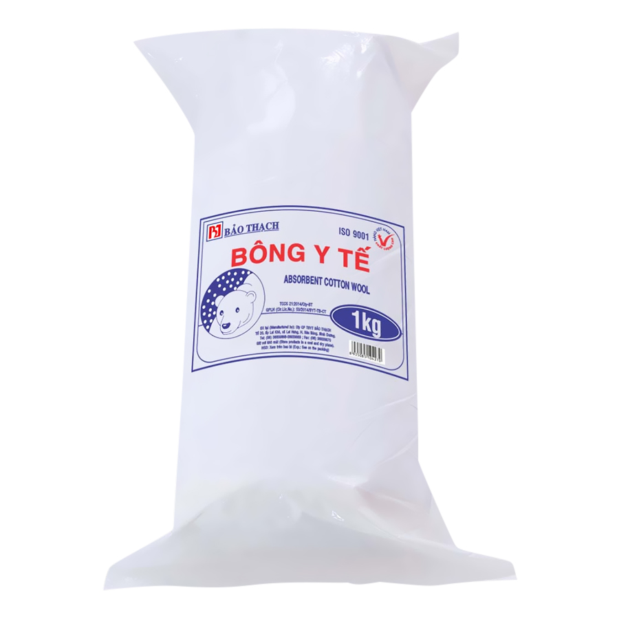 Bông Gòn Y Tế Bảo Thạch Thấm Nước 1Kg